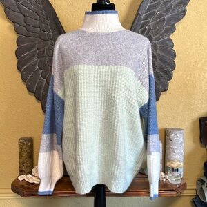 George Oversized Knit with Wool Turtleneck Sweater